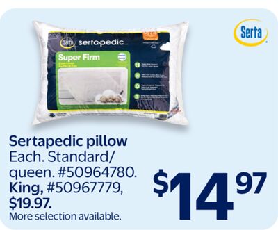 Sertapedic pillow