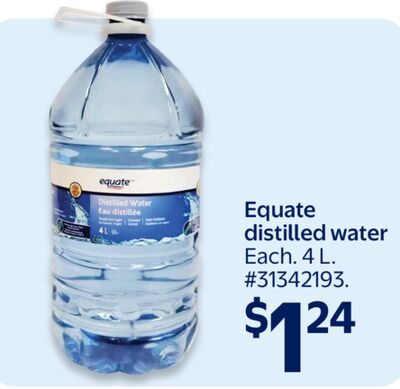 Equate distilled water