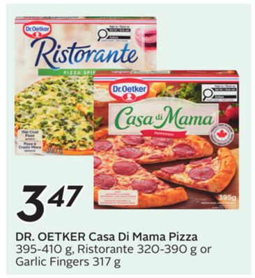 Casa Di Mama Pizza 395-410 g, Ristorante 320-390 g or Garlic Fingers 317 g