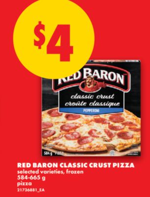 RED BARON CLASSIC CRUST PIZZA, 584-665 g