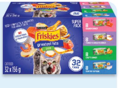 Friskies wet cat food variety pack