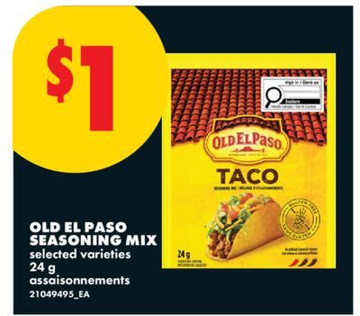 OLD EL PASO SEASONING MIX, 24 g