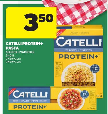 CATELLI PROTEIN+ PASTA, 340 G
