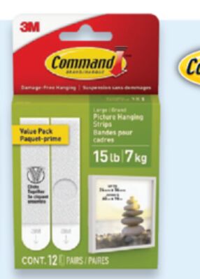 Command Damage-free hooks or strips value pack
