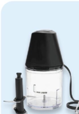 3-cup mini chopper
