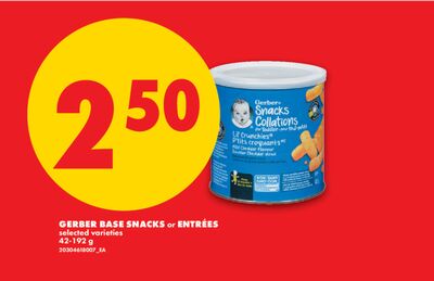 GERBER BASE SNACKS, 42-192 g