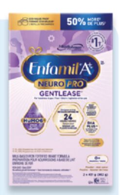 Enfamil A+ NeuroPro Gentlease powder formula refill