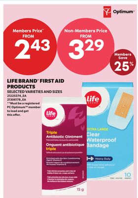 LIFE BRAND® FIRST AID PRODUCTS