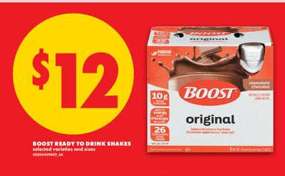 BOOST READY TO DRINK SHAKES