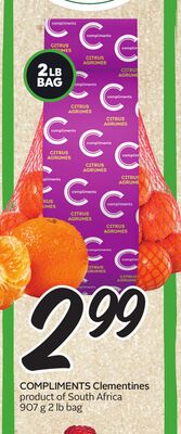 COMPLIMENTS Clementines