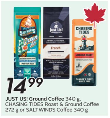 Ground Coffee 340 g, Roast & Ground Coffee 272 g or Coffee 340 g