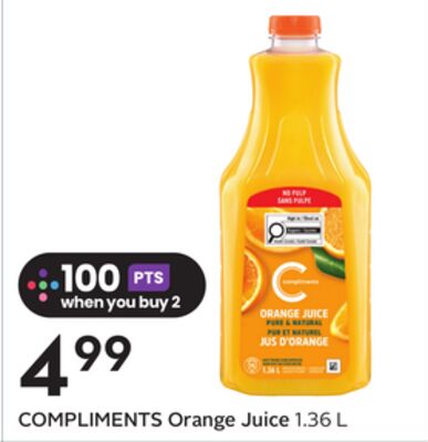 COMPLIMENTS Orange Juice