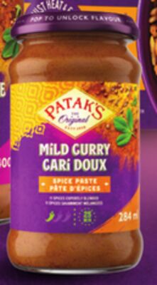PATAK'S CURRY PASTE, 284 ML