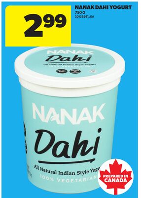 NANAK DAHI YOGURT, 750 G