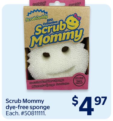 Scrub Mommy dye-free sponge