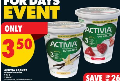 ACTIVIA YOGURT, 650 g