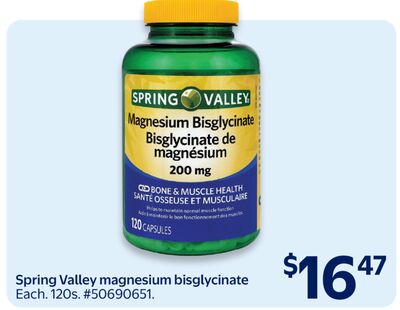 Spring Valley magnesium bisglycinate