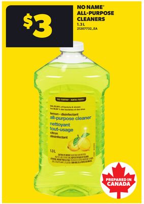 NO NAME® ALL-PURPOSE CLEANERS, 1.3L