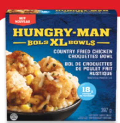 Hungry-Man frozen entrees 360 g - 455 g or POGO 4-pack