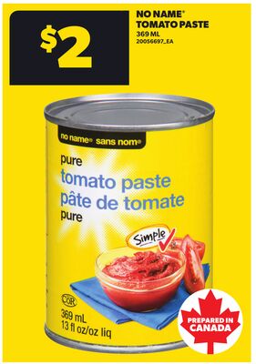 NO NAME® TOMATO PASTE, 369 ML