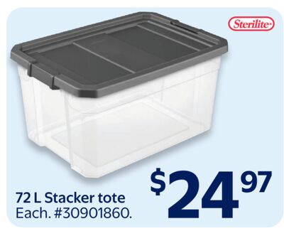 72 L Stacker tote