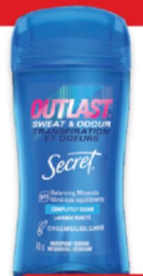 Secret Outlast antiperspirant