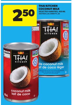THAI KITCHEN COCONUT MILK, 400 ML