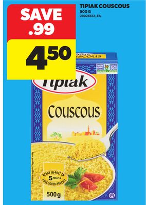 TIPIAK COUSCOUS, 500 G