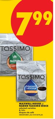 MAXWELL HOUSE® NABOB® DISC™, 8-16's